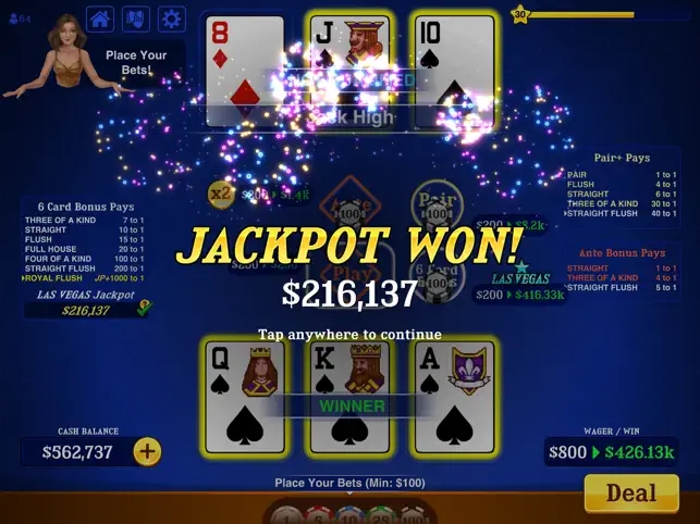 Triple Card Poker Casino Apk Download  1.6.1 screenshot 2