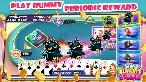 Gin Rummy Online & Offline apk download for android  1.2.7 screenshot 1