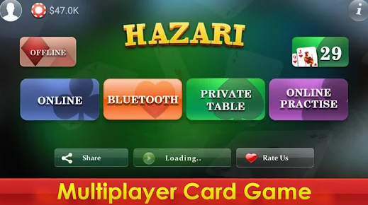 Hazari 1000 Points Card Game Apk Free Download  1.1.12 screenshot 2