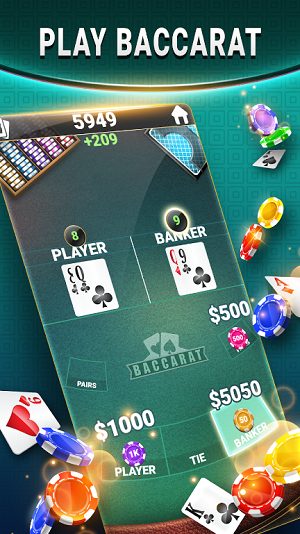 Blackjack & Baccarat Card Game Apk Download for Android  1.1.24 screenshot 2