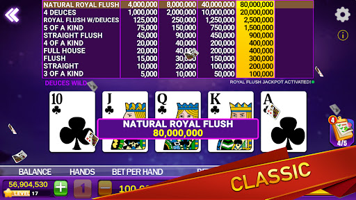Deuces Wild Video Poker Ultra apk download latest version  2.4.1 screenshot 5