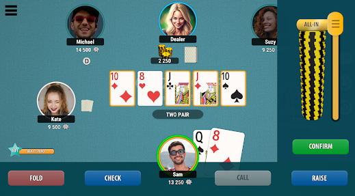 Kindza Poker Texas Holdem Apk Free Download  15.8.1 screenshot 3