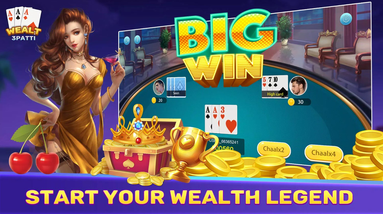 wealt 3patti apk download latest version  1.0.0 screenshot 3