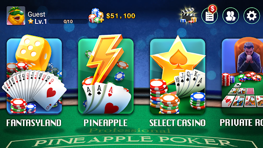 DH Pineapple Poker OFC Apk Download for Android  1.0.16 screenshot 1