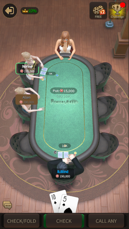 Poker Verse 2 3D Arena Apk Download for Android  0.1.4 screenshot 2
