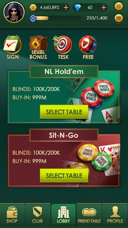 Poker World Texas holdem Mod Apk Download  3.192 screenshot 4