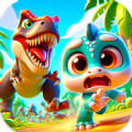 Merge And Clash Dino Rampage A