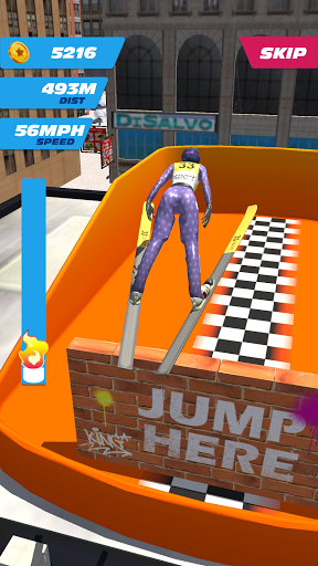 Ski Ramp Jumping mod apk download latest version  0.7.9 screenshot 1