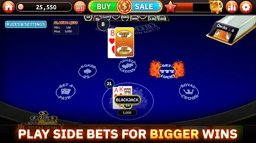 Blazing Bets Blackjack 21 Apk Download Latest Version  2.4.1 screenshot 4