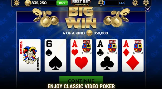 Best Bet Video Poker Apk Download for Android  4.4.0 screenshot 3
