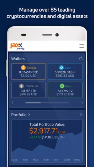 Jaxx Liberty blockchain wallet download apkͼƬ1