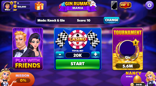 Gin Rummy Mania Mod Apk Download  1.0.44 screenshot 1