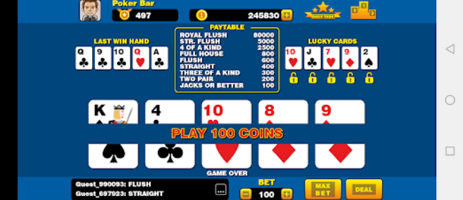 Lucky Cards Video Poker Apk Download Latest Version  1.06 screenshot 3
