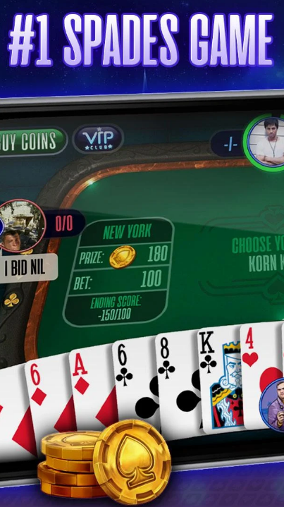 Spades online Apk Free Download  2.7.13 screenshot 4
