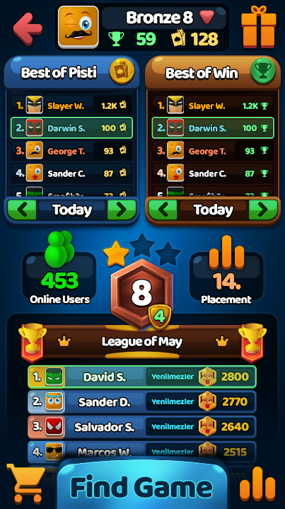 Pisti Online League Apk Download Latest Version  14.8 screenshot 4