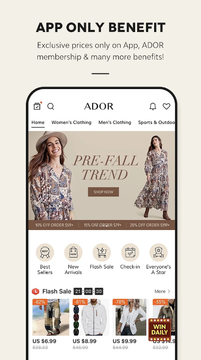 ADOR Online Shopping App Download for Android  v4.2.1 screenshot 3