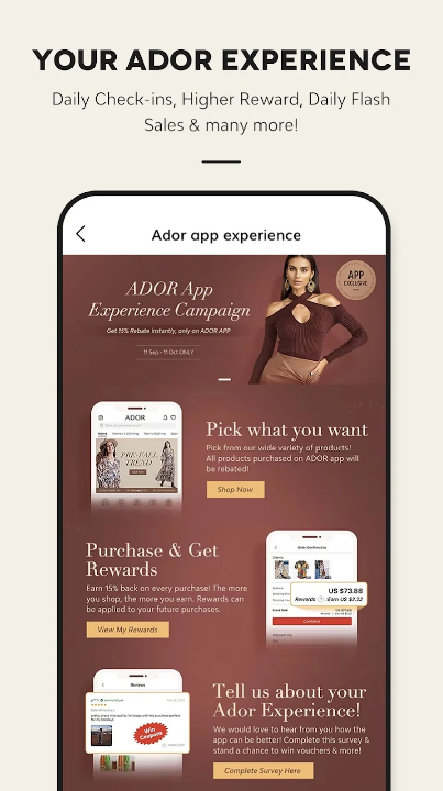 ADOR Online Shopping App Download for Android  v4.2.1 screenshot 2