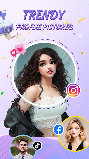 Profile Pic 3D avatar apk download for android  1.3.02 screenshot 1