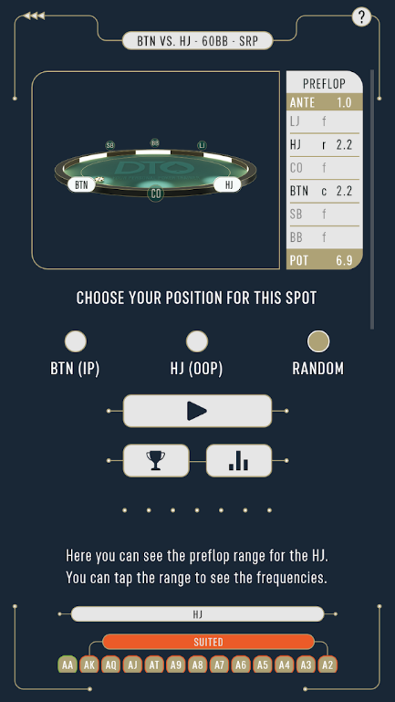 DTO Poker GTO Poker Trainer Apk Free Download  5.5.14 screenshot 3