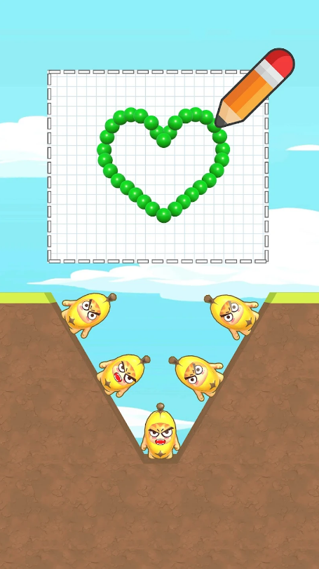 Draw To Crash Banana Cat Game Download for Android  1.2 screenshot 3