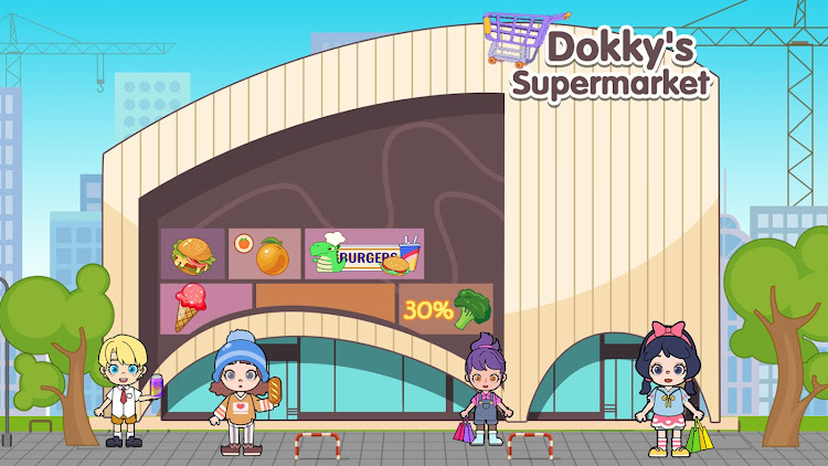 Dokky Life Supermarket Games apk Download  1.0 screenshot 2