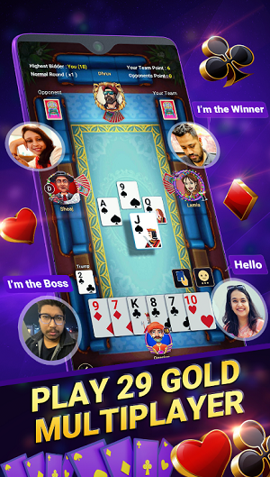 Cards Game 29 Offline Indian Apk Free Download  6.220 screenshot 1