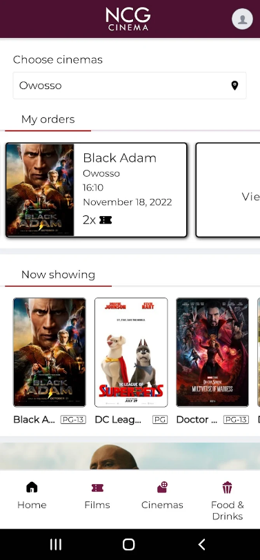 NCG Cinema App Download for Android  6.0.6 screenshot 4