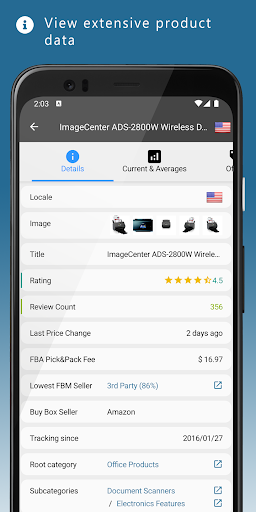 Keepa Amazon Price Tracker App Free Download  v2.17.2 screenshot 3