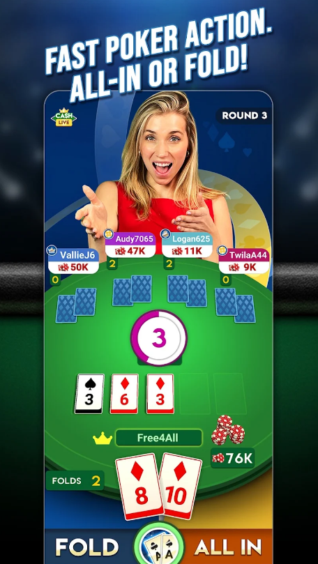 Cash Live Play Poker Online Apk Free Download  2.0.7 screenshot 4