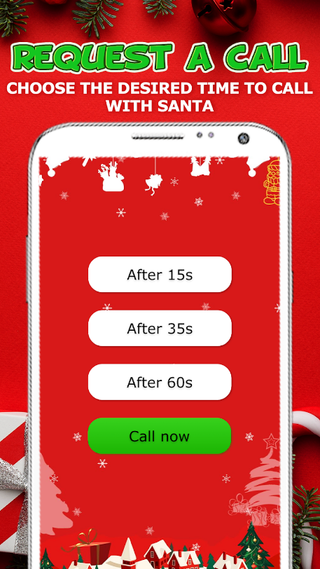 Calling with Santa App Download for Android  0.13 screenshot 1