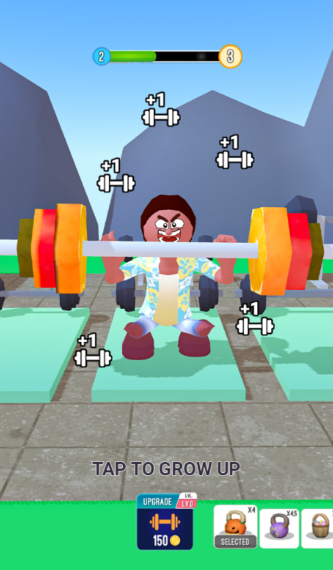 Gym Workout Clicker Muscle Up Mod Apk Latest Version  1.2.2 screenshot 4