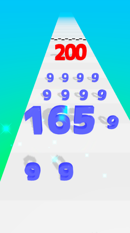 Number Master Run and merge Mod Apk Unlimited Money Download  2.2.2 screenshot 2