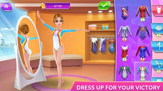 Gymnastics Superstar Star Girl Mod Apk Free Download  v1.6.7 screenshot 4