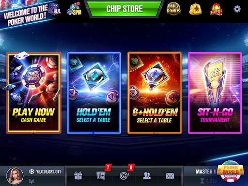 Poker World Mega Billions free chips hack download  2.233.2.233 screenshot 1