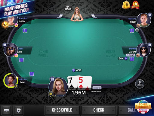 Poker World Mega Billions free chips hack download  2.233.2.233 screenshot 2
