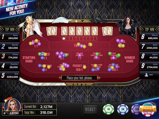 Poker World Mega Billions free chips hack download  2.233.2.233 screenshot 4
