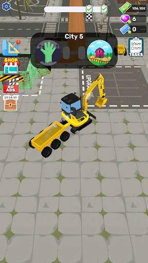 Dozer Demolish City Tear Down mod apk download  0.3.3 screenshot 1