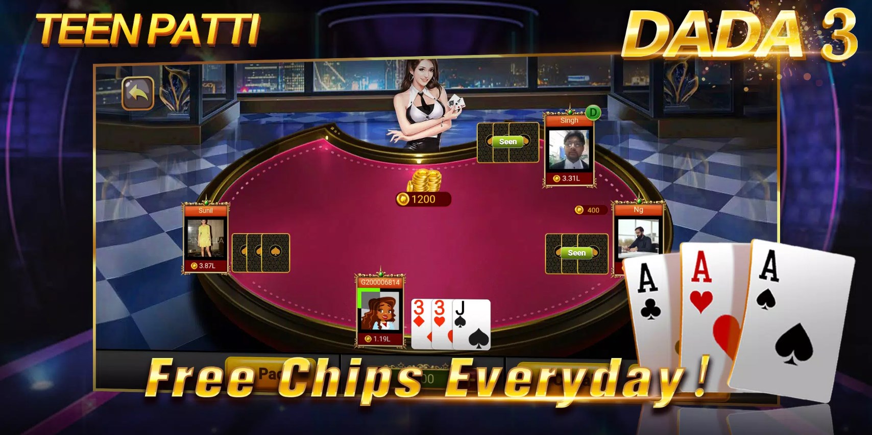 TeenPatti Dada apk download 2023  3.0 screenshot 5