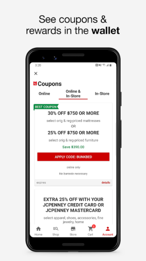 Digital Coupons for JCPenney - Apps on Google Play