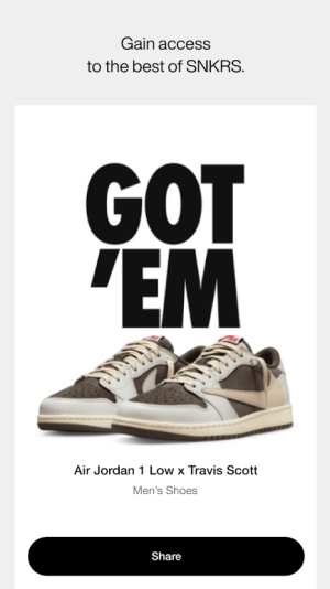 Nike snkrs app android store