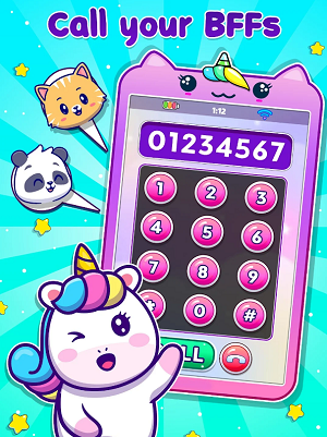Kids Baby Unicorn Phone Game Apk Free Download  1.0 screenshot 2