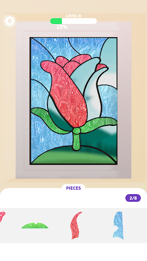 Glass Art Puzzle Mosaic jigsaw mod apk downloadͼƬ1