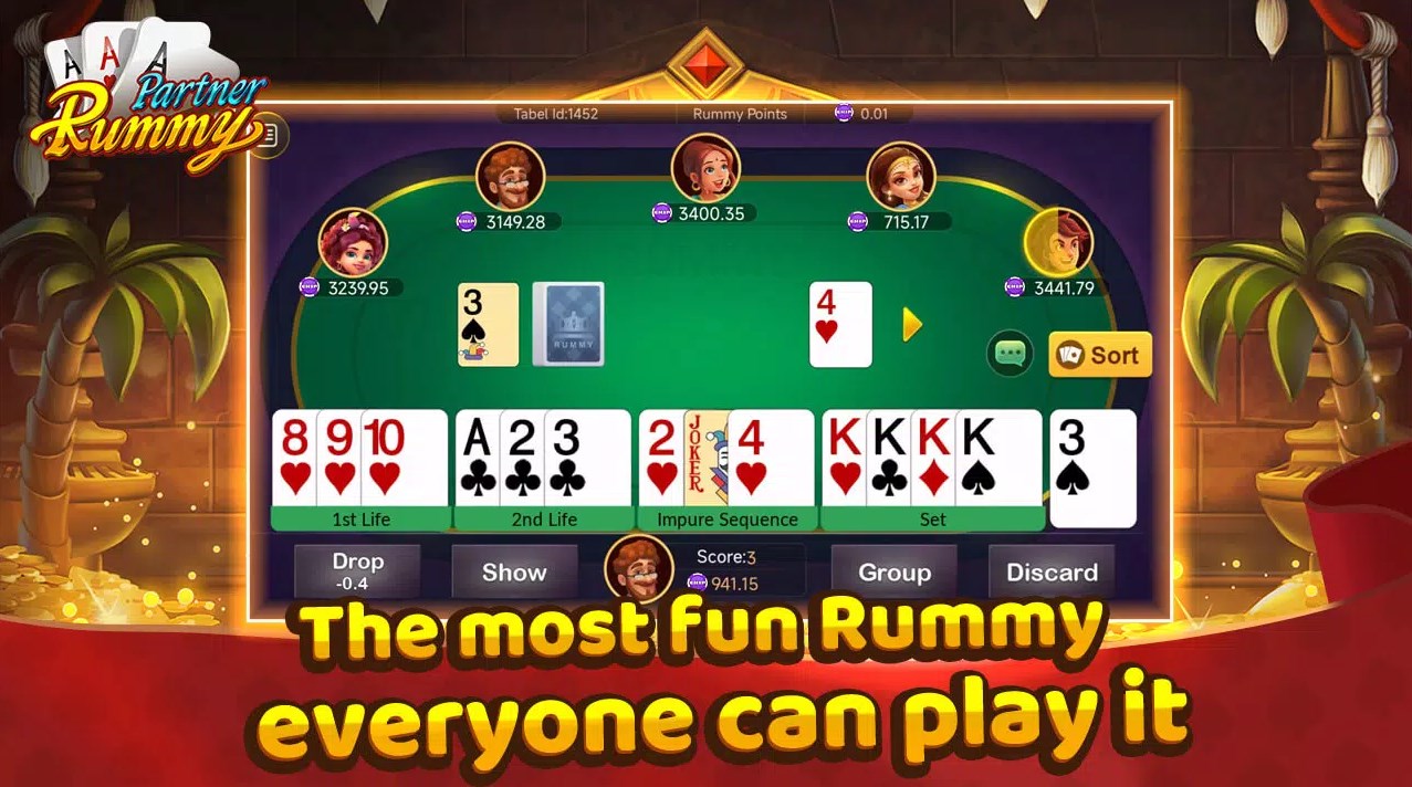 Rummy Partner mod apk download latest version  1.0.2 screenshot 3