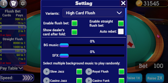 High Card Flush Poker Game Download for Android  1.8.3 screenshot 2