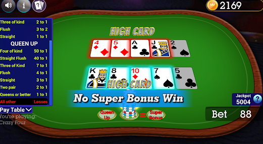 Crazy Four Poker Apk Free Download  1.4.1 screenshot 1