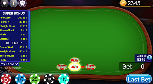 Crazy Four Poker Apk Free Download  1.4.1 screenshot 3