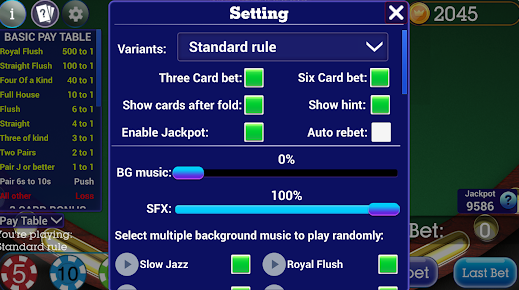 Mississippi Stud Poker Apk Free Download  1.7.3 screenshot 2