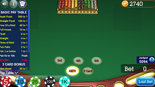 Mississippi Stud Poker Apk Free Download  1.7.3 screenshot 4