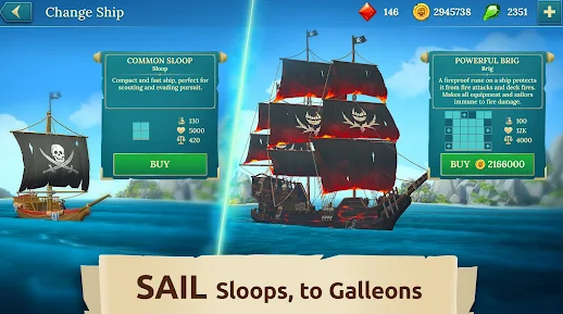 Pirate Ships Build and Fight Mod Apk Unlimited Everything Latest Version  v1.12 screenshot 2