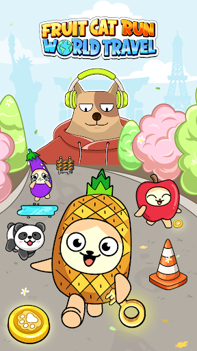Fruit Cat Run World Travel Apk Download for AndroidͼƬ1